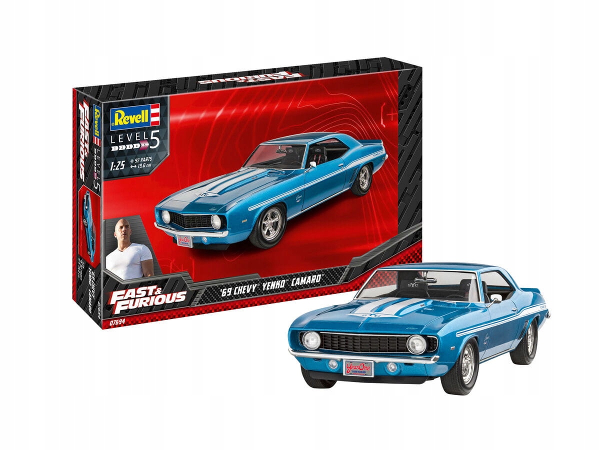 Revell 67694 Chevy Camaro Yenko 1969 set Rychlý a