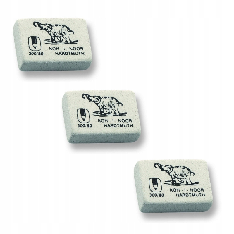 

Gumka do ścierania Koh-i-noor 300/80 3 Sztuki