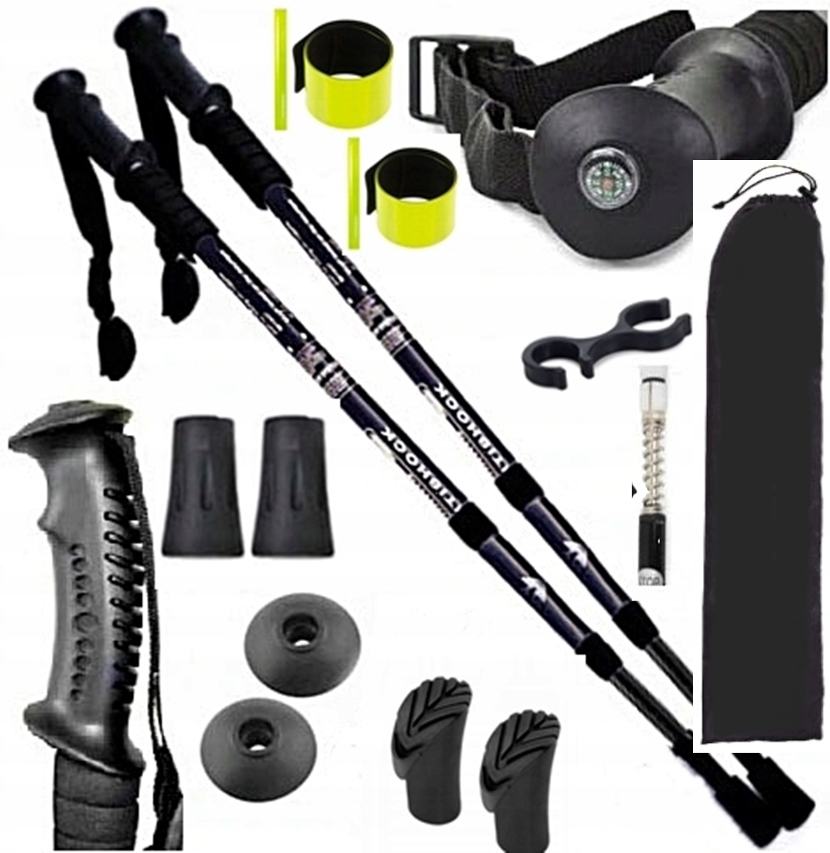 KIJKI NORDIC WALKING MEGA ZESTAW TELESKOPY KOLORY PREZENT RUSZAJ SIĘ