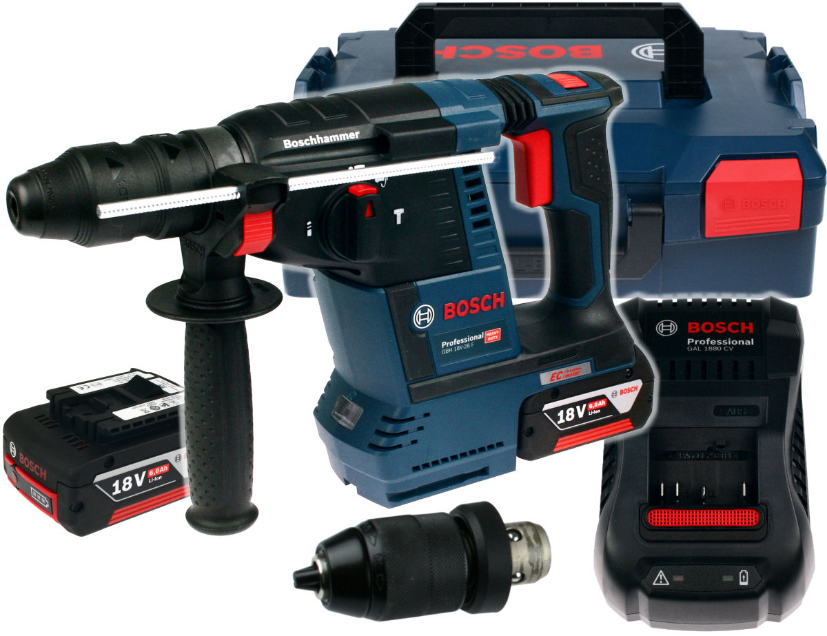

Akumulatorowy Młot Gbh 18V-26F Bosch 2x6,0Ah