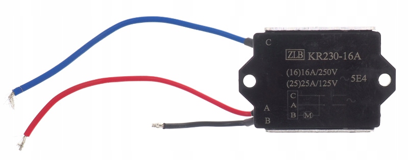 SOFT START MIĘKKI START WOLNY ŁAGODNY ROZRUCH 16A REZYSTOR MODUŁ 230V Kod producenta 45-CD330