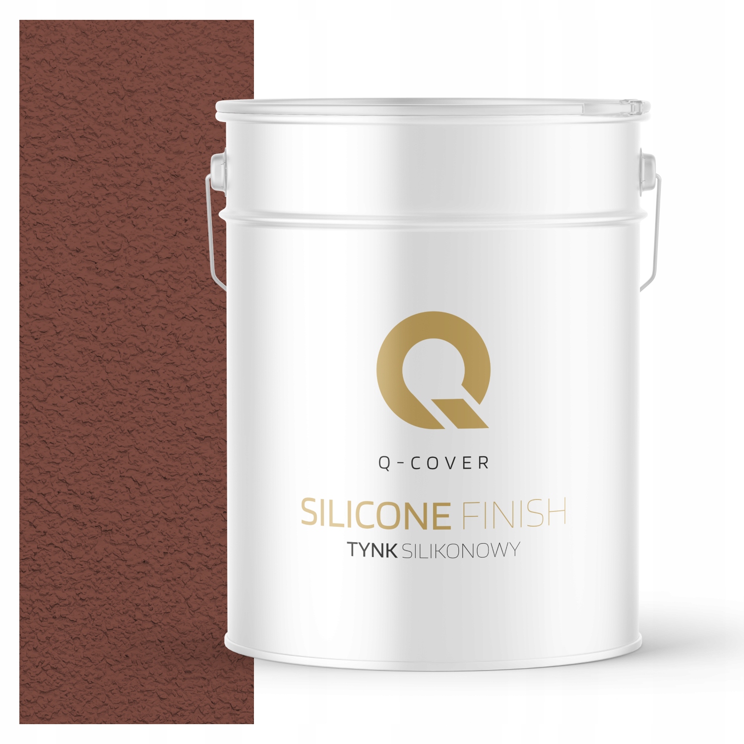 Fasádní Silikonová Omítka Hnědá Tmavá 15 Kg Granulace 1.0 mm F326