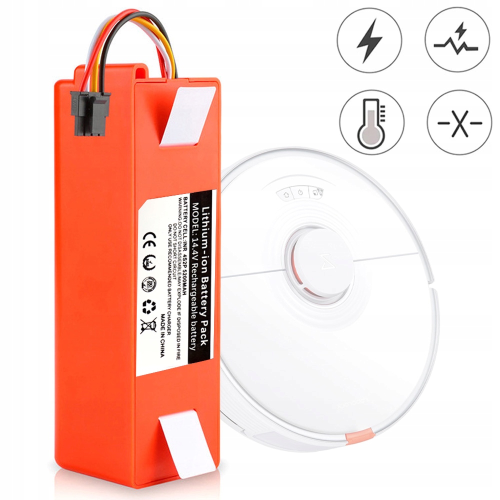 Akumulátor Pro Xiaomi MI Robot Vacuum Mop Mijia S50 S51 S55 14.4V