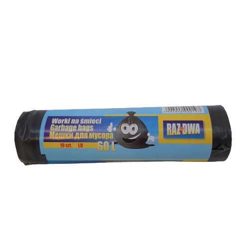 

Worki na śmieci 60l 10 szt Ldpe mocne