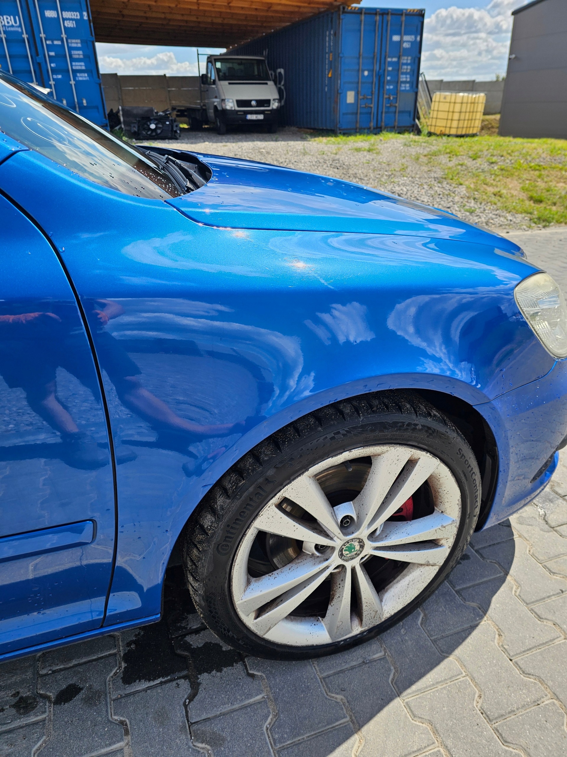 parafango Anteriore SKODA OCTAVIA II LIFT colore LF5W