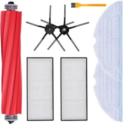 

Zestaw Filtry Szczotki Mop do Roborock S7 czarny
