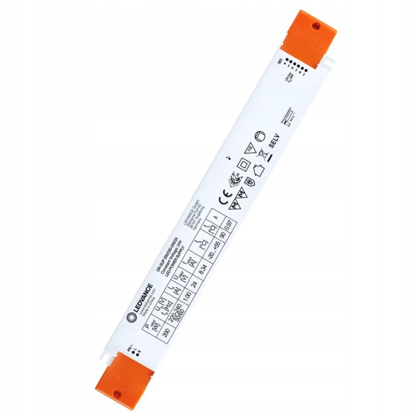 Pevný napájací zdroj pre Led pásy 200/220-240/24 IP20 Driver Superior