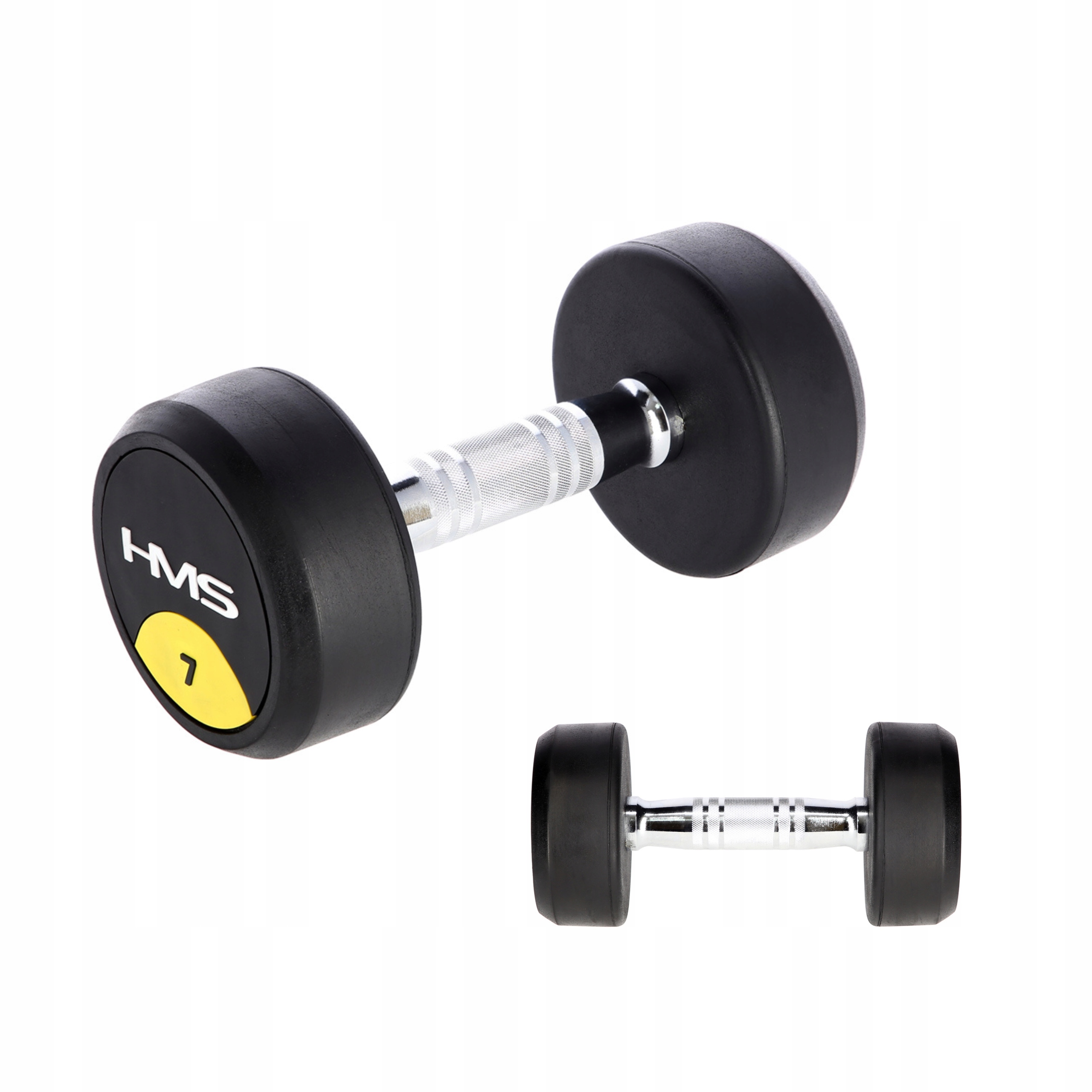 Činka Hantel Gumová Kulatý Závaží Trénink Fitness cvičení 7 kg Hms