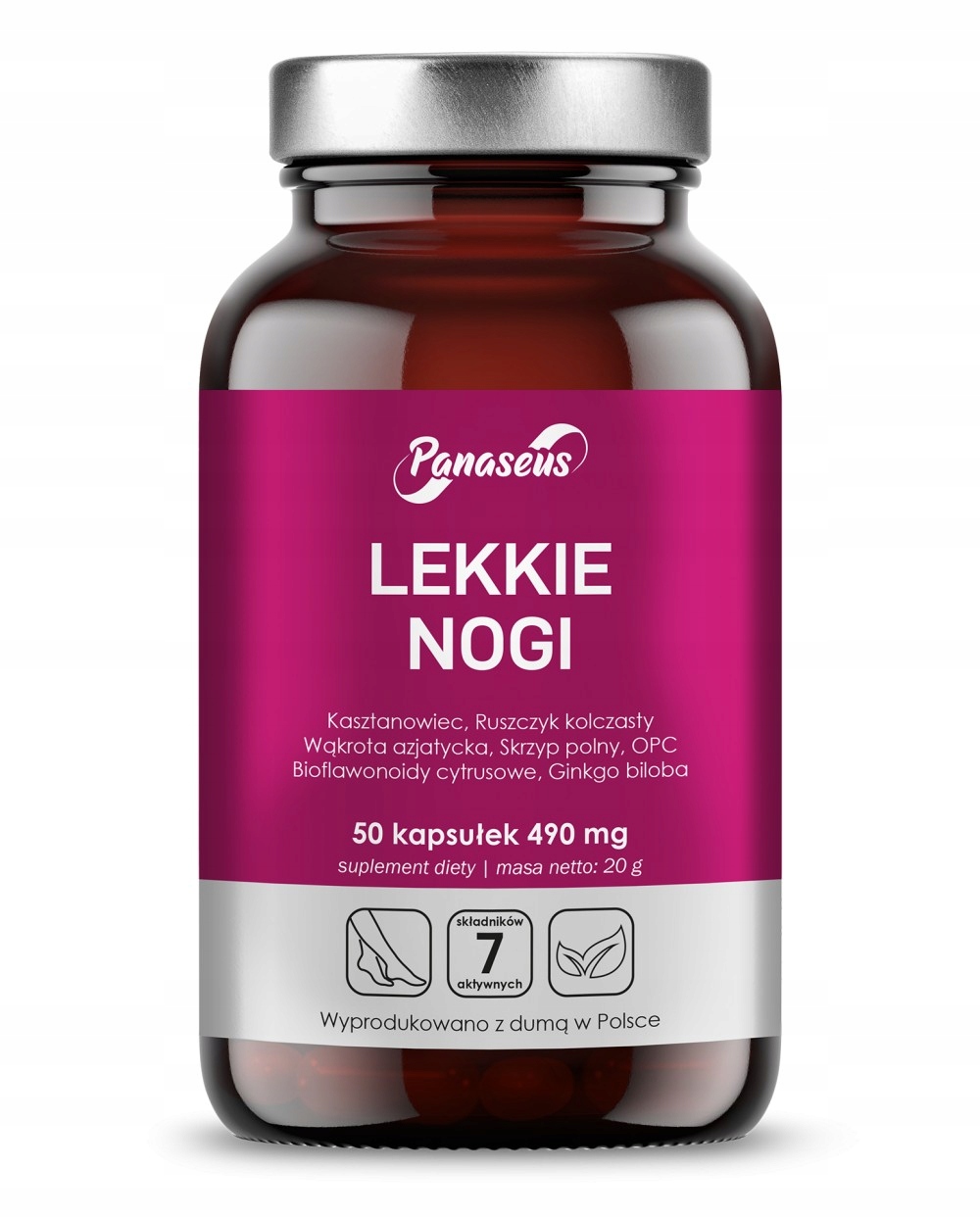 

Lekkie nogi 50 kapsułek Panaseus