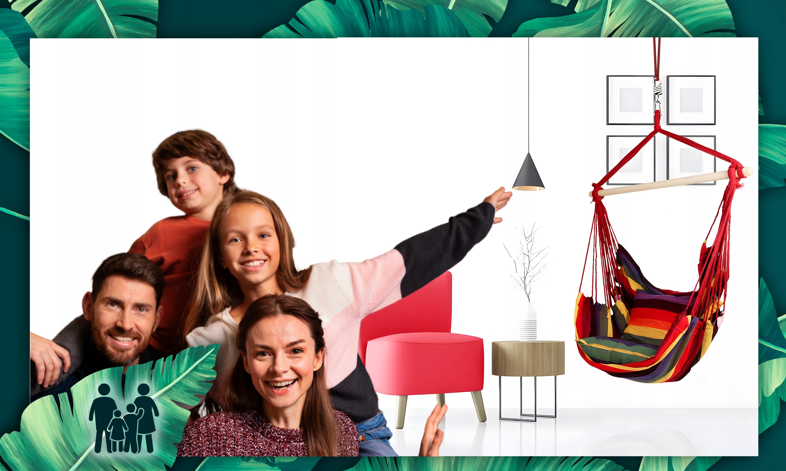 HAMAK FOTEL WISZĄCY OGRODOWY BRAZYLIJSKI BUJANY HUŚTAWKA KOKON + 2 PODUSZKI Stan opakowania oryginalne