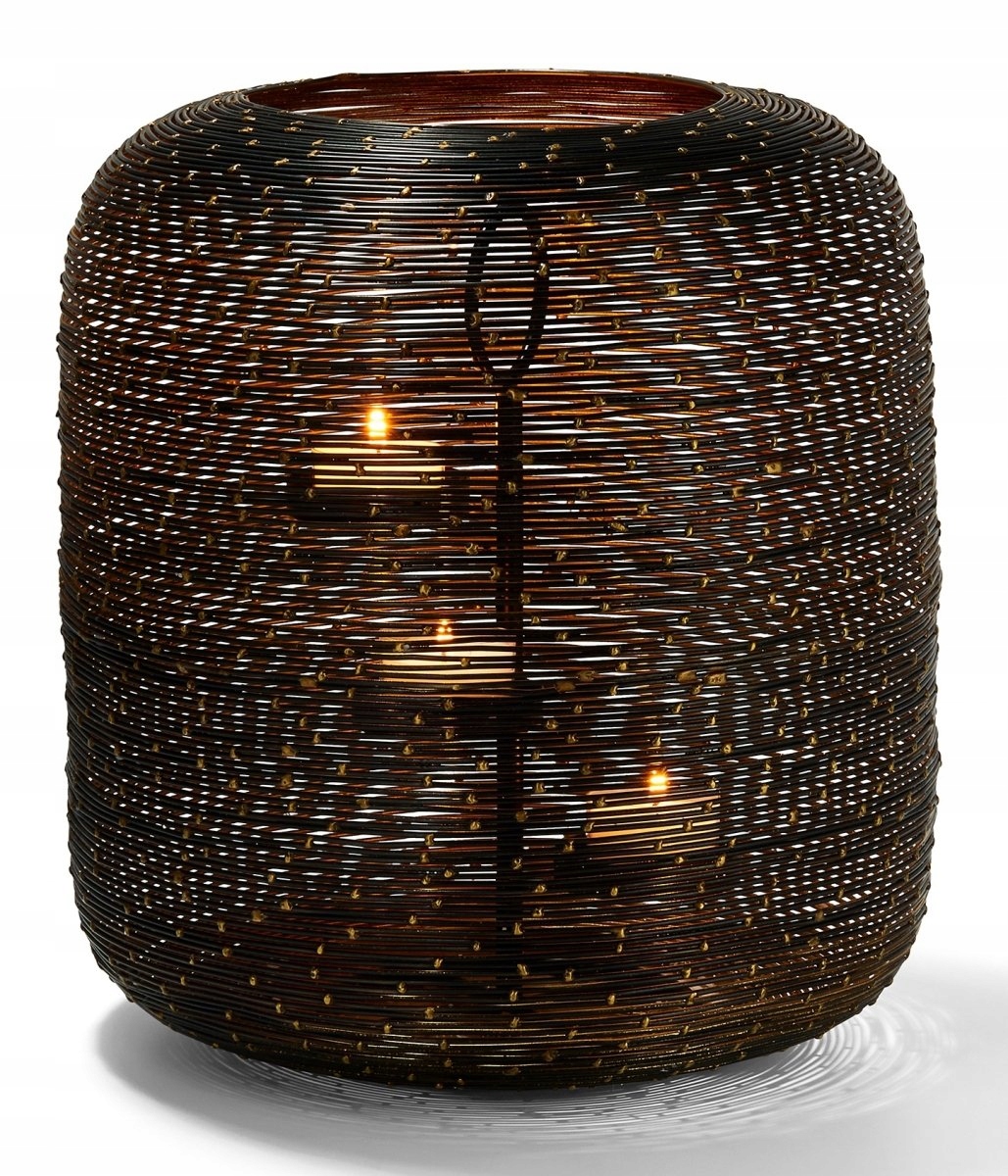 Philippi Botswana Čajová sviečka Lampáš 36 cm Čierna