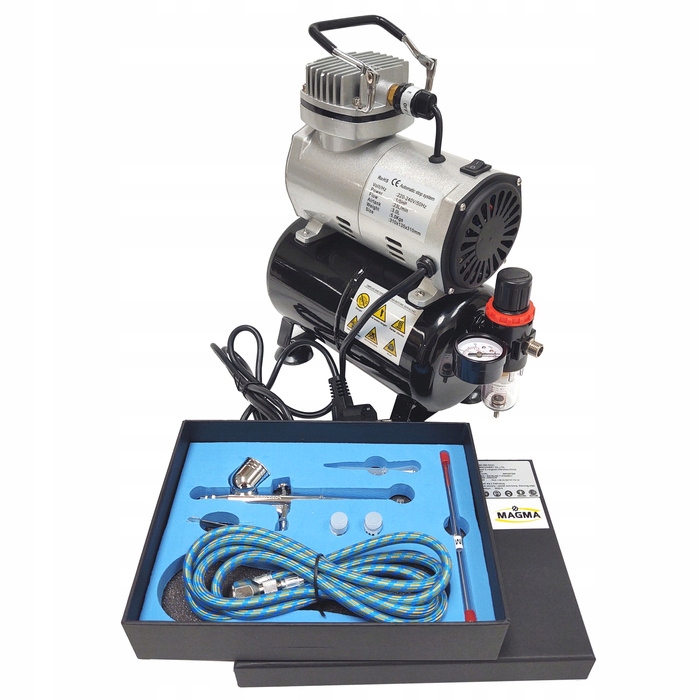 

Zestaw aerograf AB-130K kompresor 20T butla