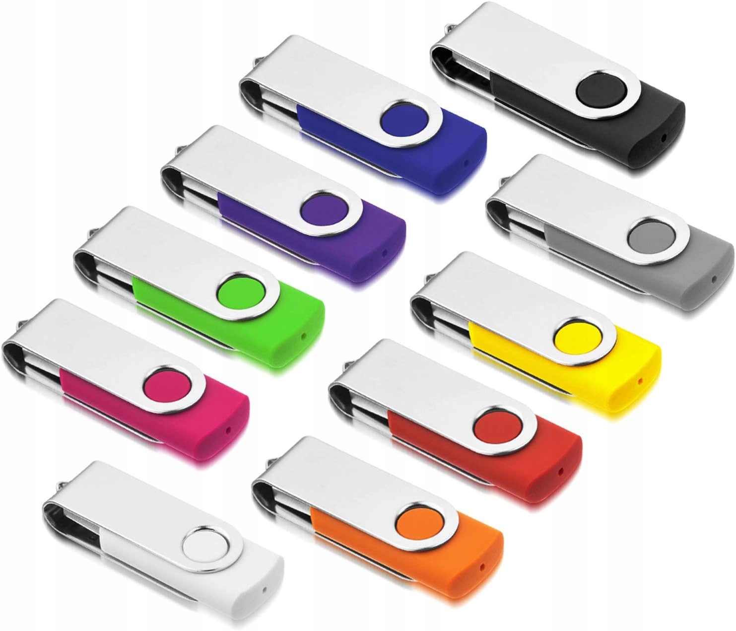 Pendrive 4GB Usb 2.0 Sada 10 Kusů Barevných