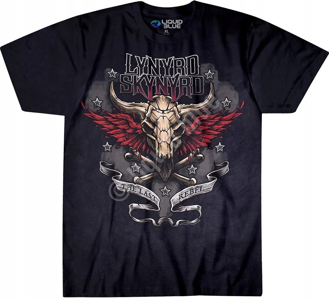 Poslední Rebel Lynyrd Skynyrd Liquid Blue 2XL