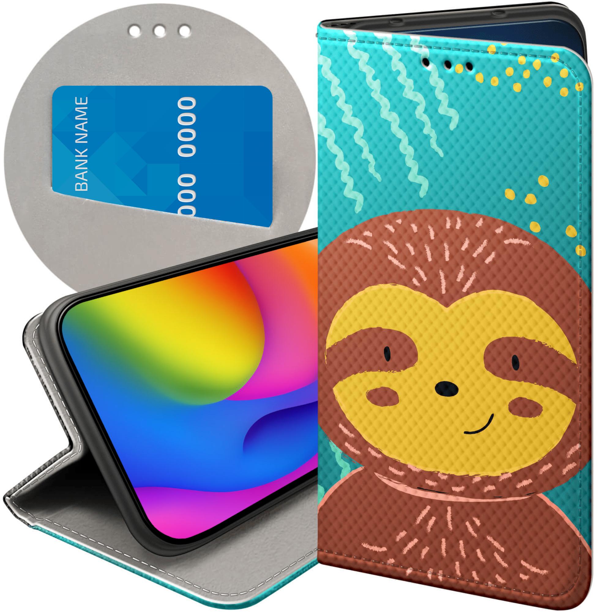 Etui Z Klapką Do Huawei P30 Pro Leniwiec Śmieszne Wewnętrzne Zwierzę
