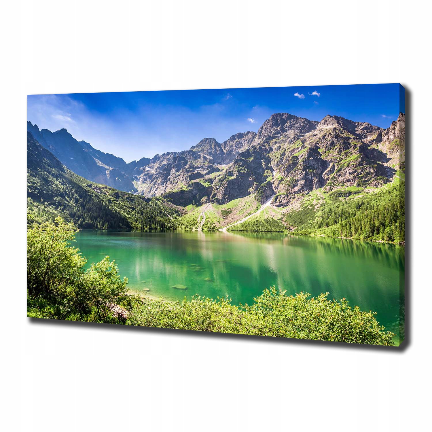 

Foto obraz na płótnie Morskie oko Tatry 100x70 cm