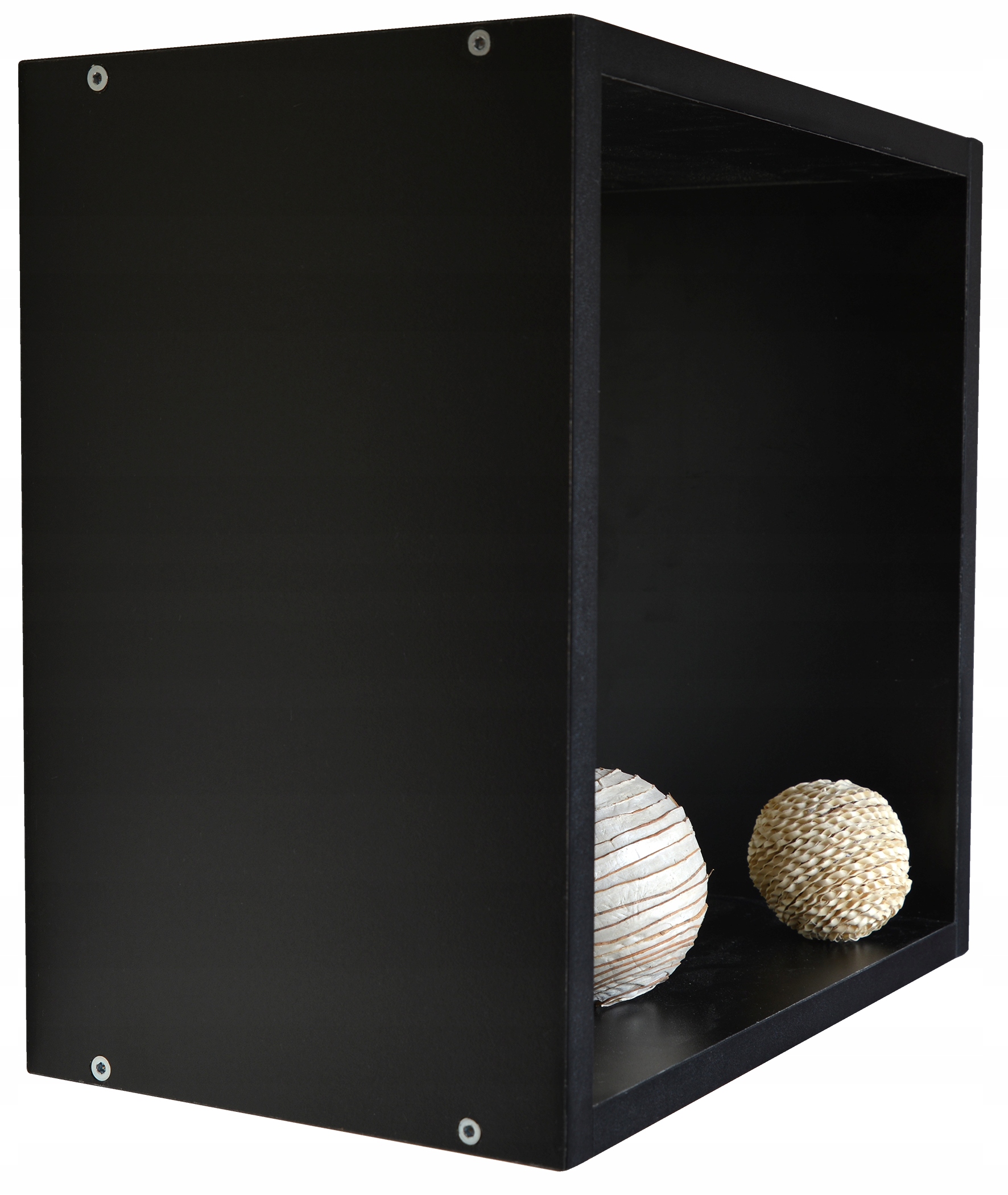 KUBIK PÓŁKA ŚCIENNA WISZĄCA CZARNA 20X20 Marka SmartDesk