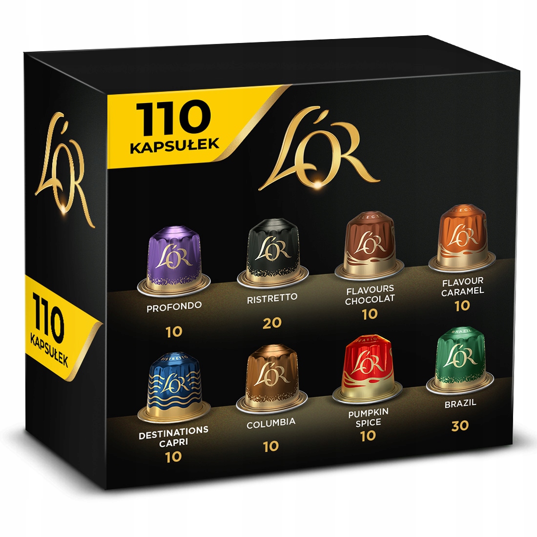 Kapsułki L'or zestaw do Nespresso(r)* mix Capri, [110 kaw] 10+1 Gratis!