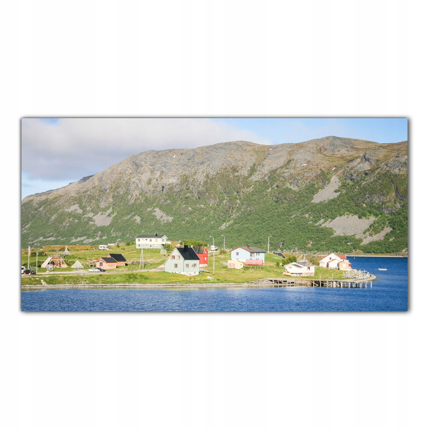

Obraz na szkle Foto Islandia Wioska Wyspa 120x60