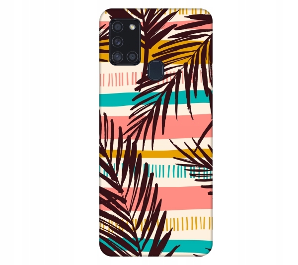 

Etui na telefon Samsung Galaxy A21s Liscie tropika