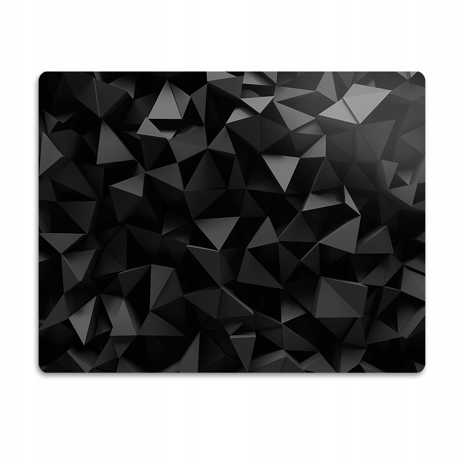 Levně Ochranná podložka pod misku Černá abstrakce 60x40 cm