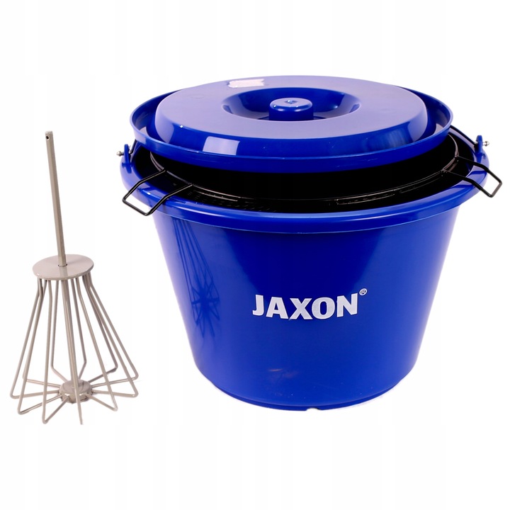 Zestaw Wiadro Do Zanęty Sito Metalowe Mieszadło Jaxon
