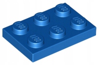 

Lego 3021 Płytka 2x3 niebieska Nowa (1g)