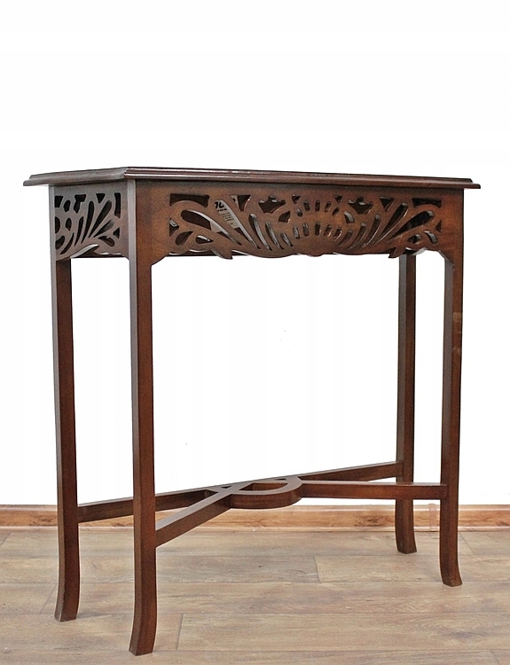 Nowa Stylowa Konsola Stolik Meble z Mahoniu Głębokość mebla 26 cm