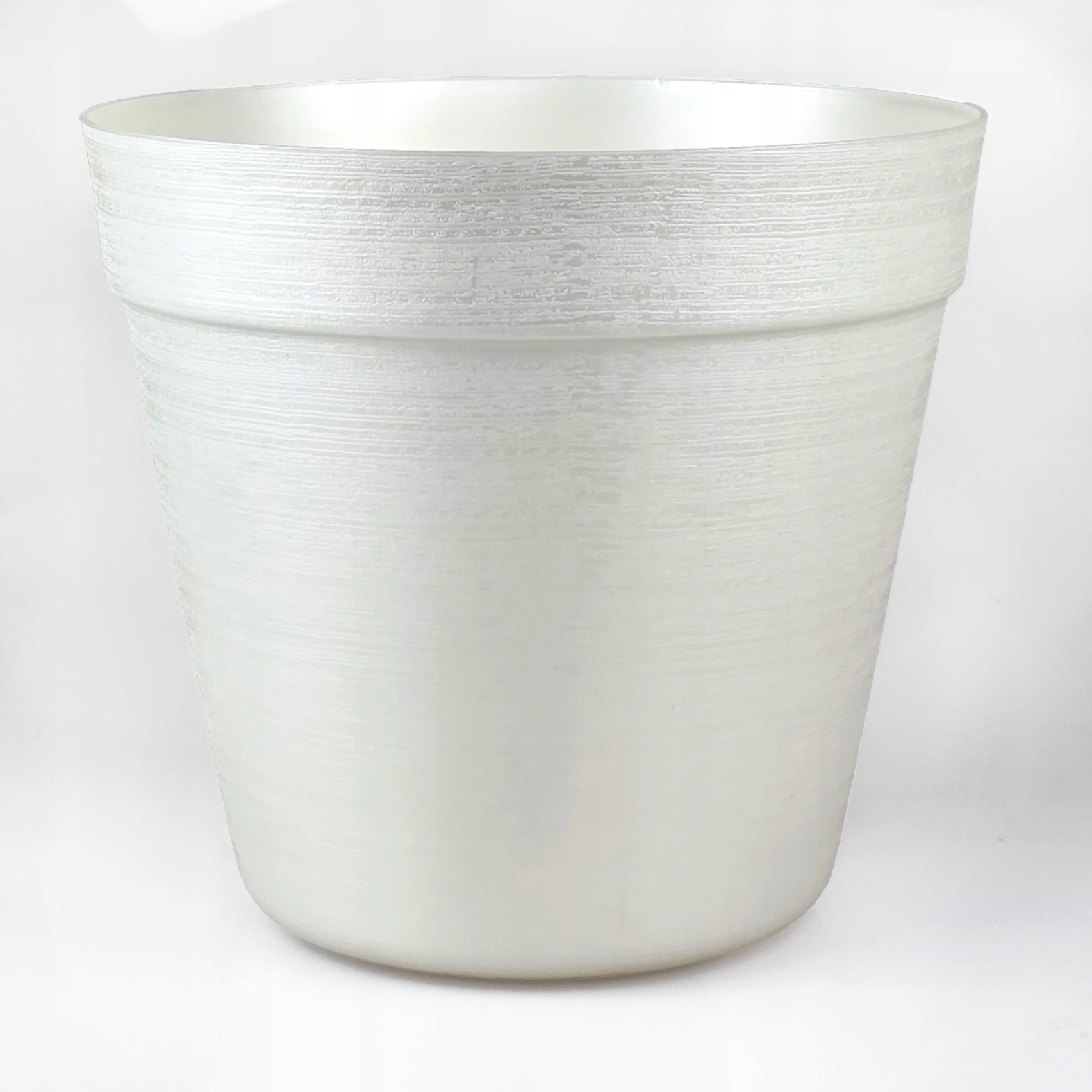 Doniczka w Stylu LOFT 26 cm, 8L, Eko, UV Odporna, Perłowy