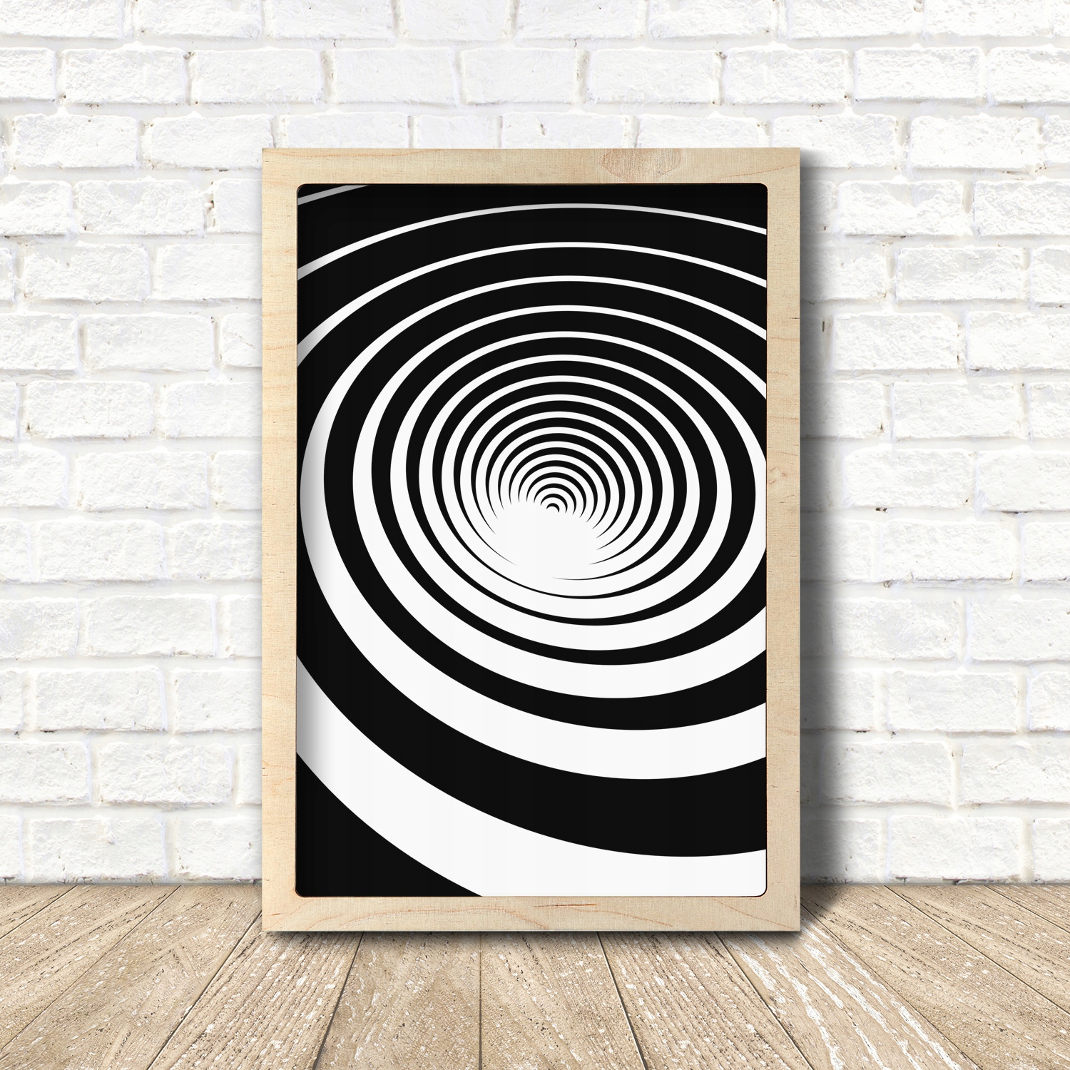 Obraz s rámem Eko Abstraktní iluze 3D 35x55 cm