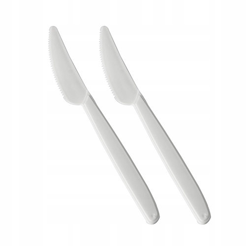 

Nóż noże białe plastikowe Premium Superior 50szt