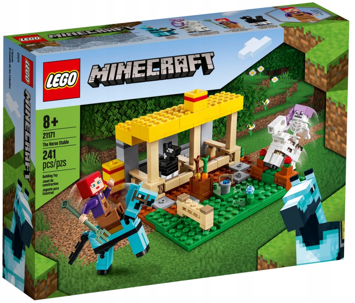 

Lego Minecraft Stajnia Konie Jeździec 21171