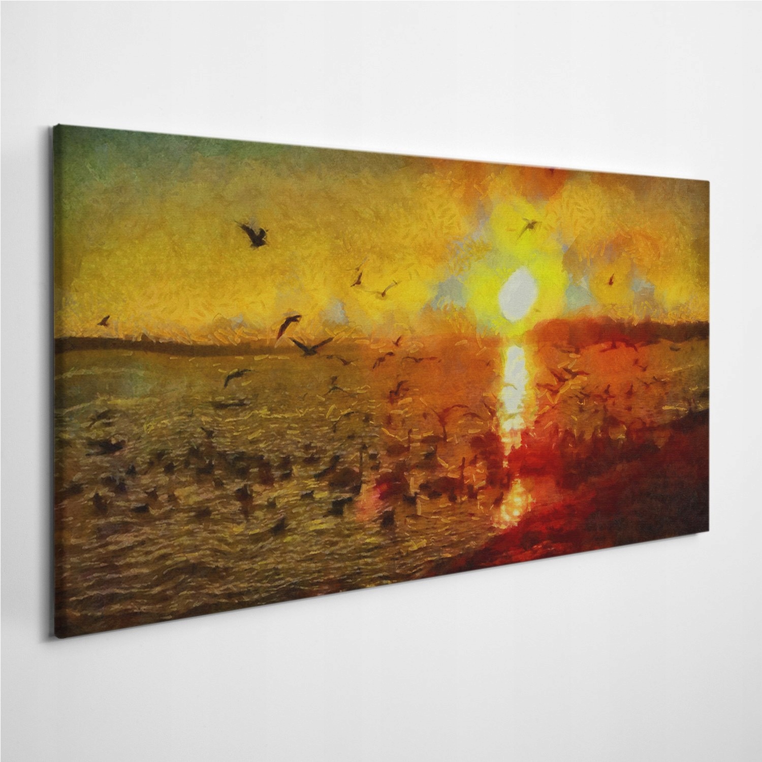 

Obraz na płótnie Abstrakcja Zachód Słońca 120x60