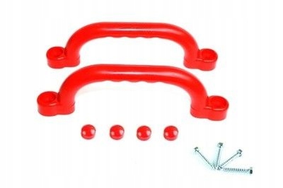 RĄCZKI PLASTIKOWE 25CM TWÓJ PLAC ZABAW CZERWONE