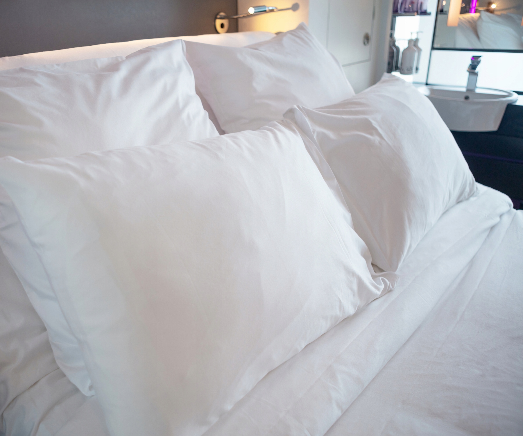 POŚCIEL HOTELOWA BIAŁA 140x200 100%BAWEŁNA KOMPLET Marka inna