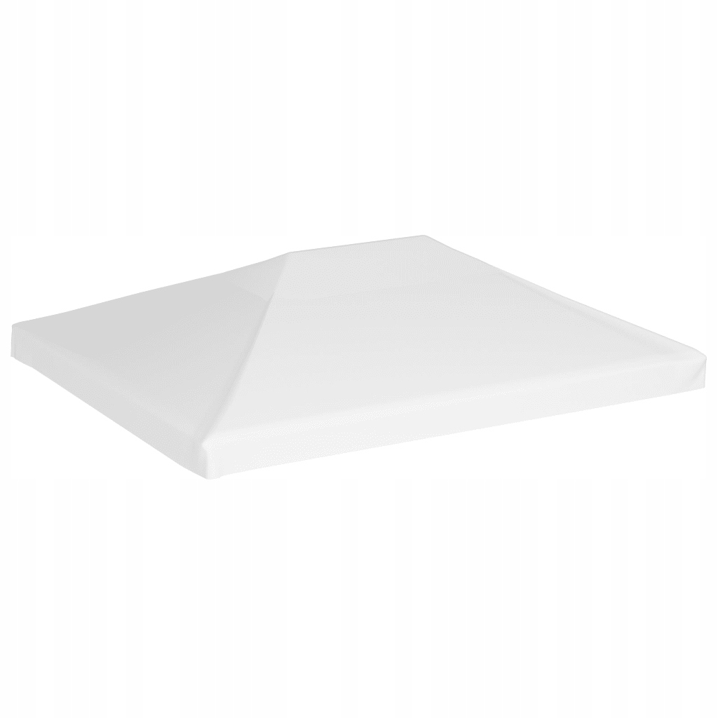 Bílé zastřešení zahradního altánu 4 x 3 m, polyester s Pvc povlakem