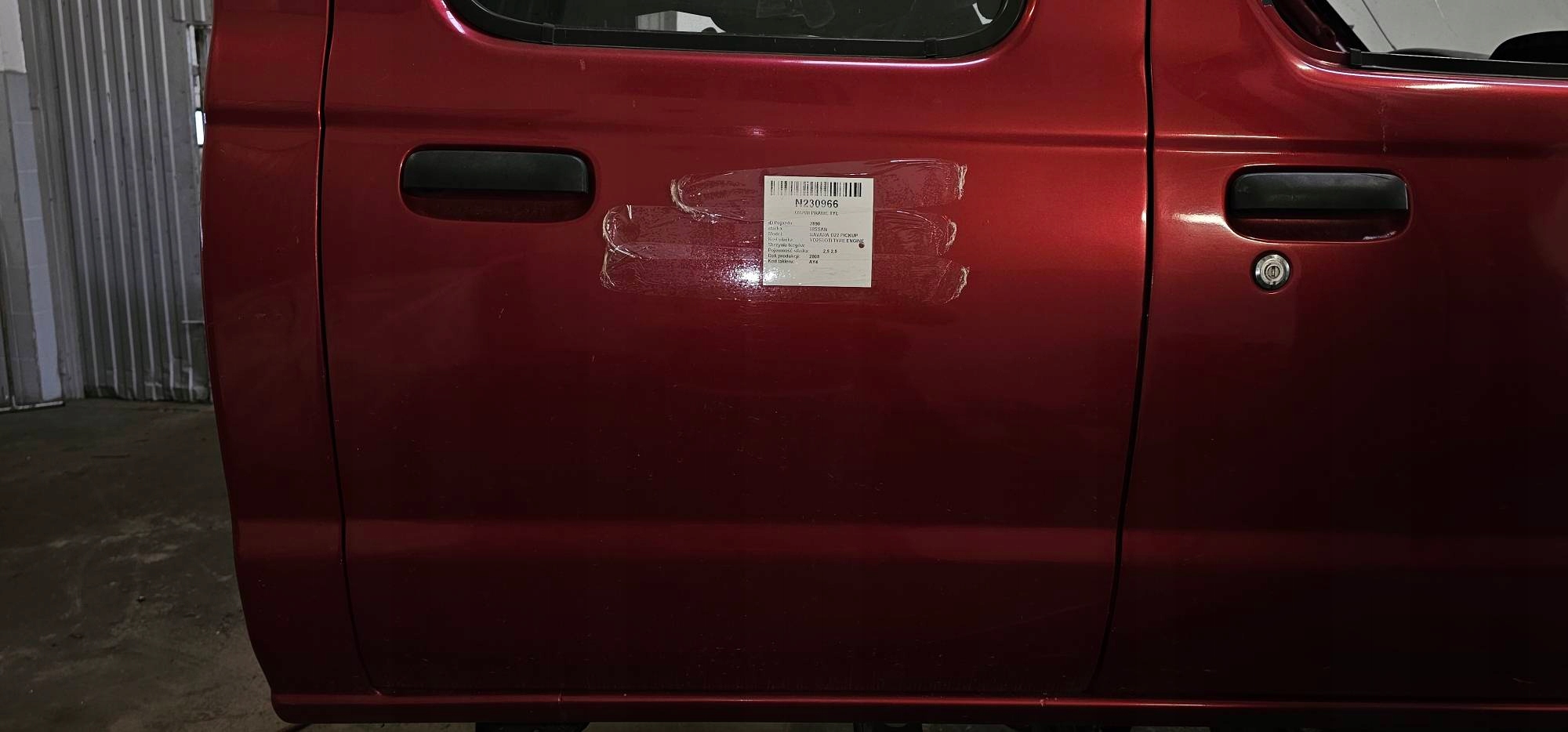 Tür rechts heck AY4 NISSAN NAVARA D22 PICKUP