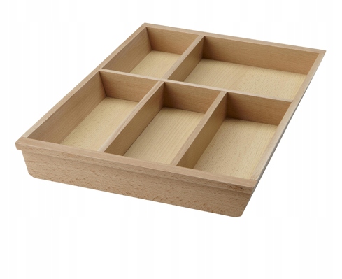 IKEA RATIONELL TACA NA SZTUĆCE DREWNO 31x50 cm