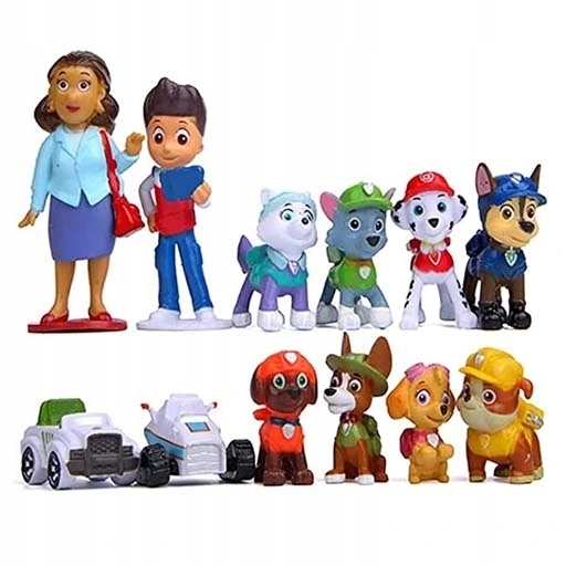 

Psi Patrol Pieski Zestaw Figurki 12 Sztuk