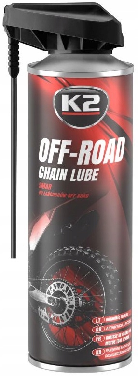 

K2 Syntetyczny Smar Do Łańcucha Off Road 500ML