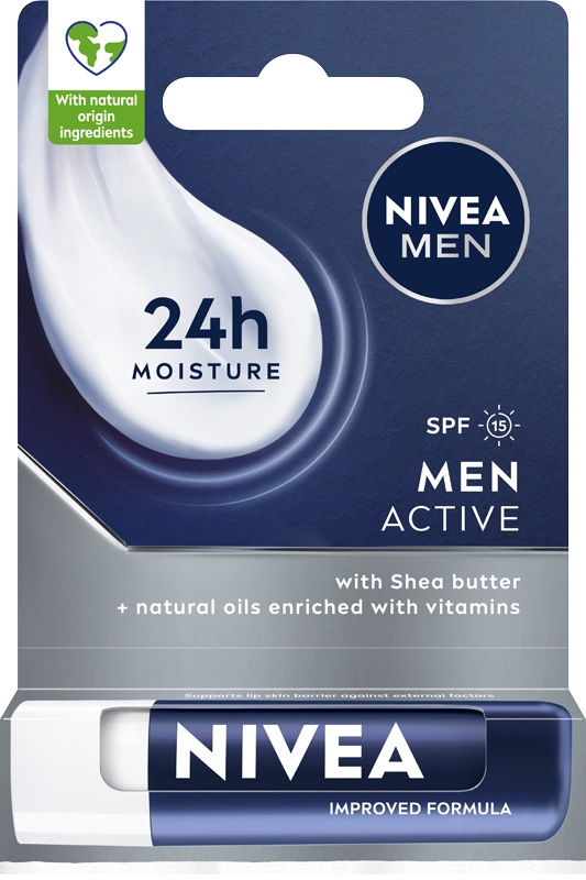 NIVEA MEN Pomadka ochronna do ust MEN ACTIVE