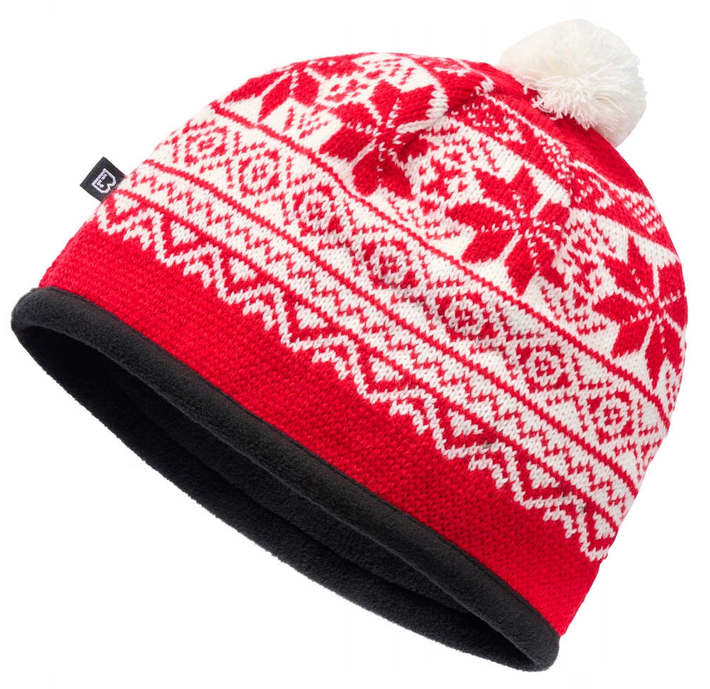 

Ciepła Czapka Zimowa Beanie Brandit Norweska Czer