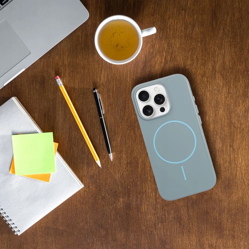 Etui na iPhone 17 Pro Glossy Mag Cover zgodny z MagSafe miętowe