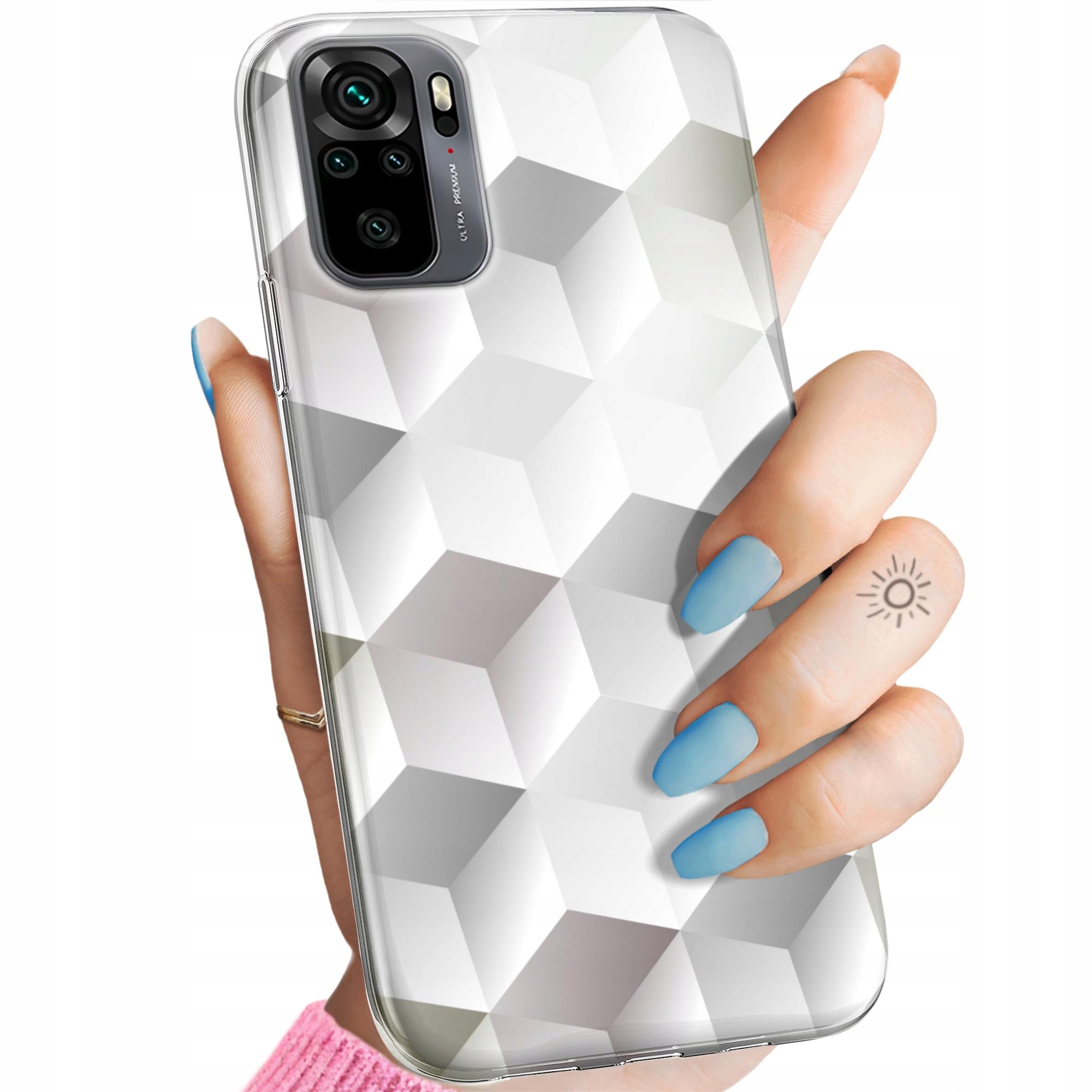 Etui Do Xiaomi Redmi Note 10 3D Geometryczne Iluzja Obudowa Case