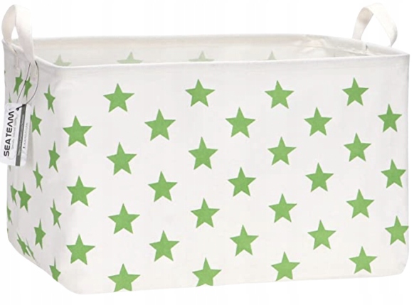SKŁADANY PŁÓCIENNY ORGANIZER KOSZ 42 X 30 X 25 CM