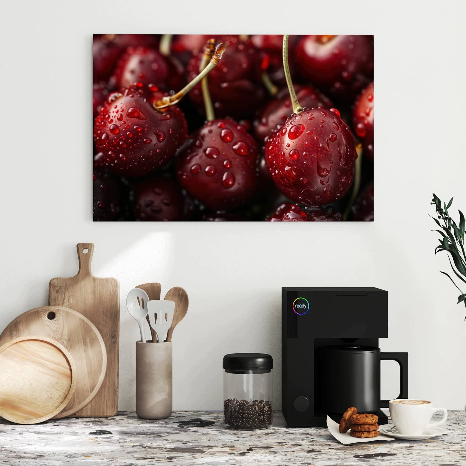 Magnetická tabule Dojrzale Třešně 60 × 40 cm
