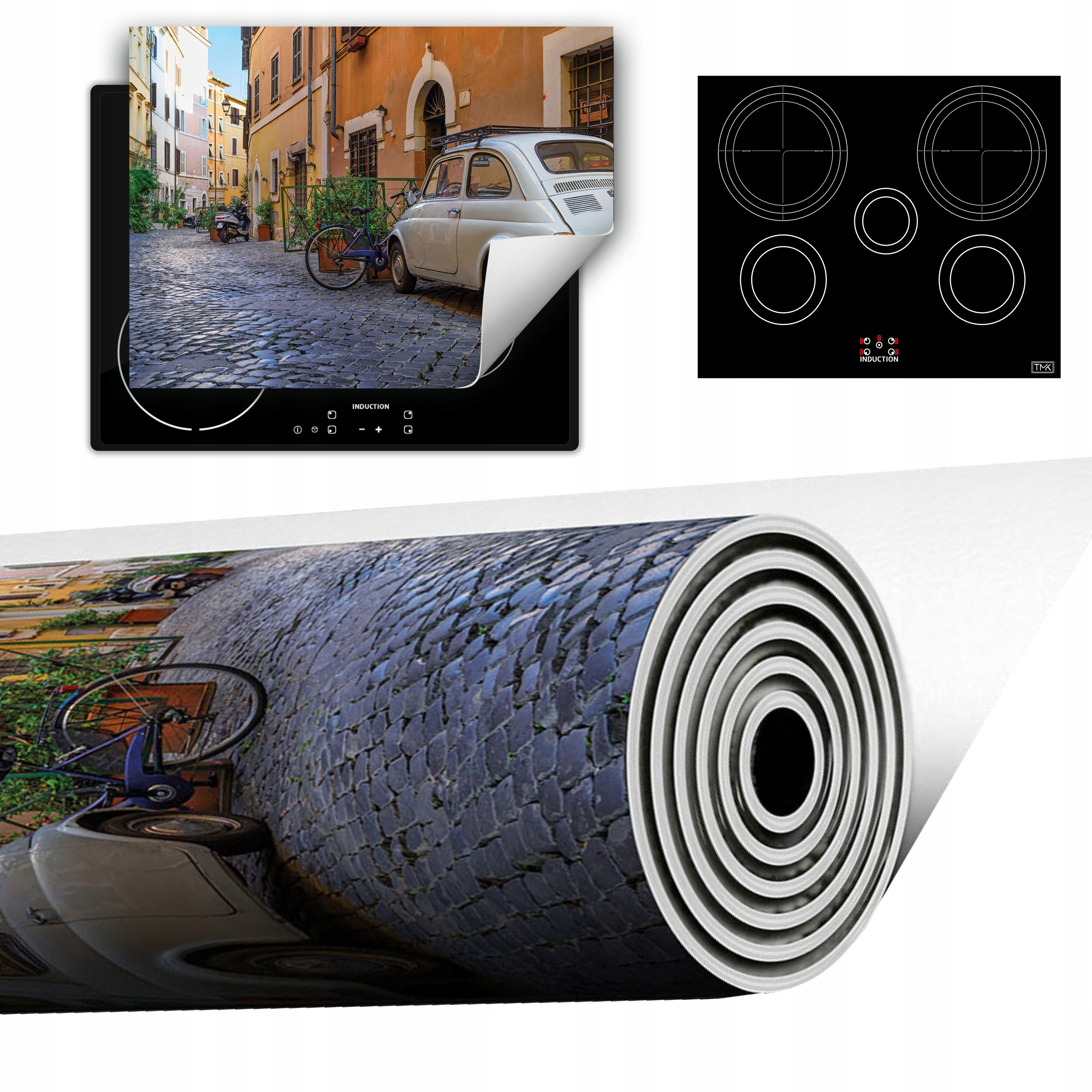Vinylová Podložka Do Kuchyně Více Místa 70x52 auto alej