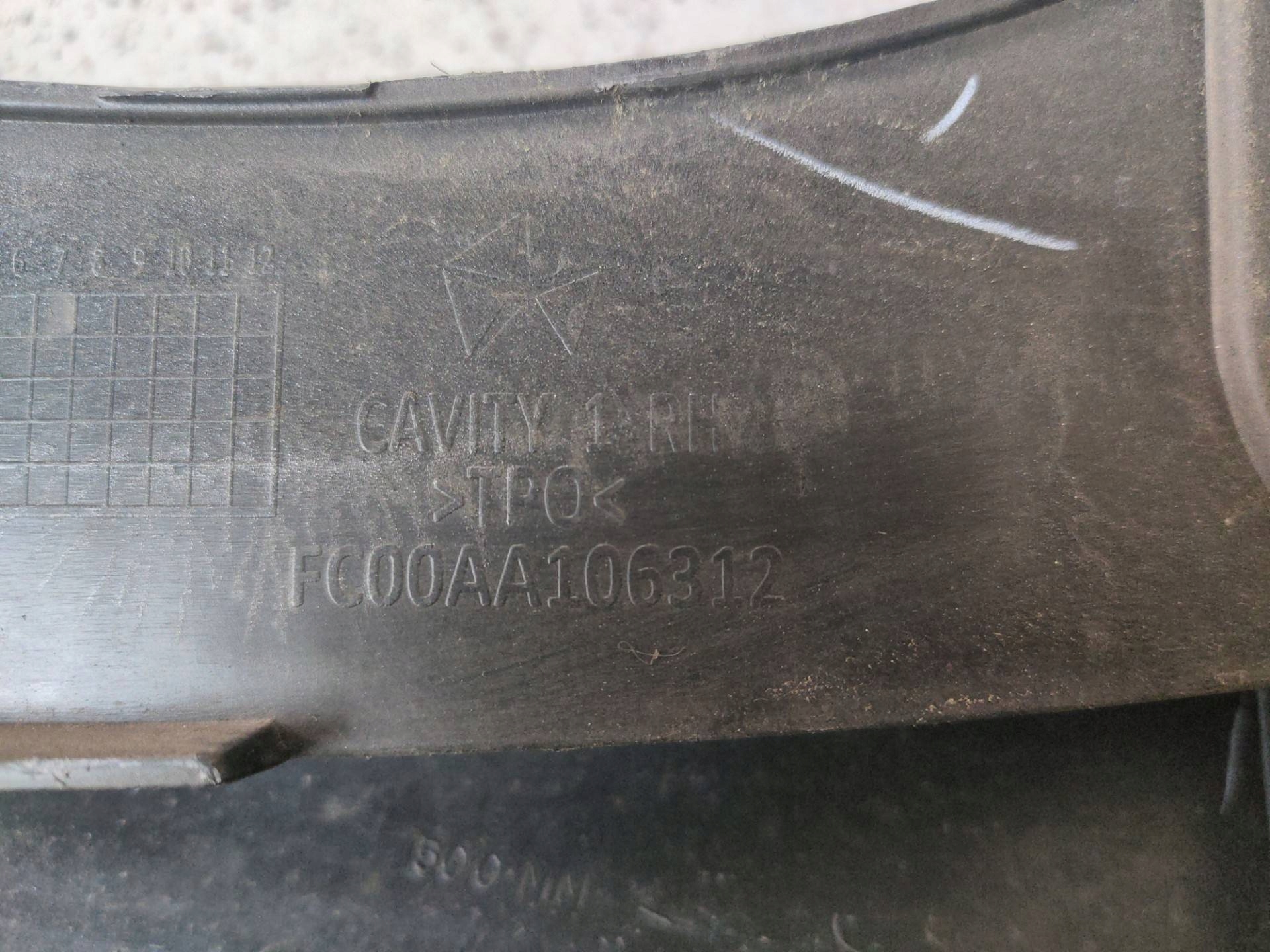 bumper rear Jeep Cherokee 5 2014 FC00AA106312
