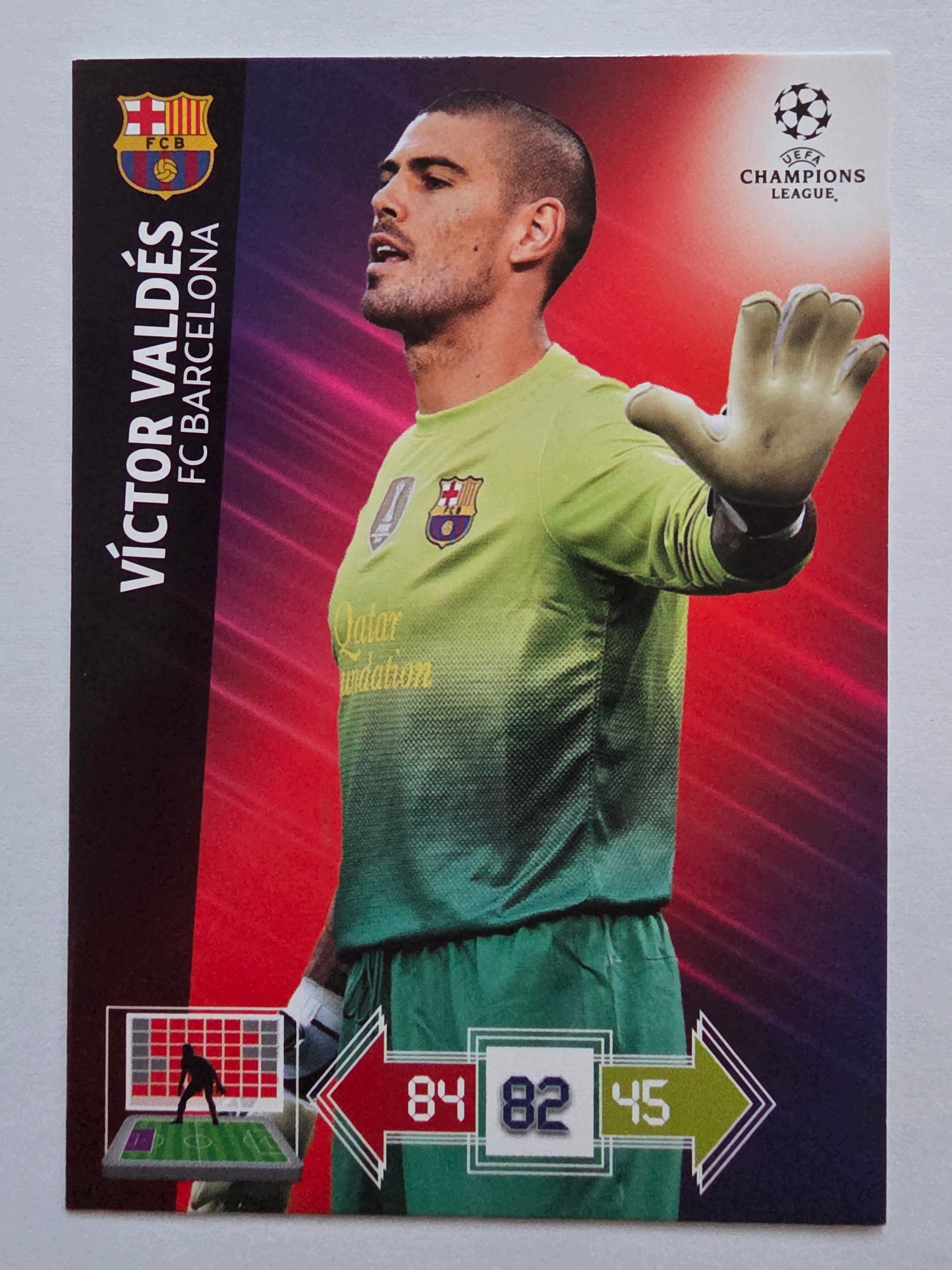 2012-13 Panini Champions League Victor Valdes Fc Barcelona /Z1