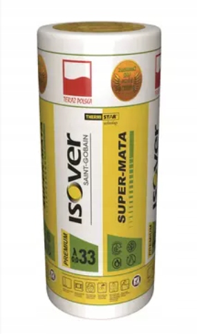 Isover Wełna w Rolce Super-Mata 0,033 gr. 20 cm